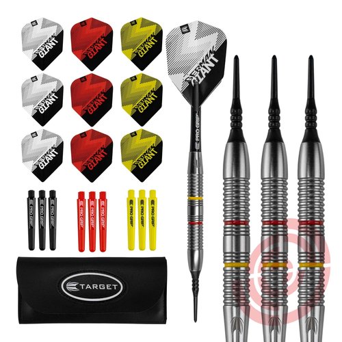 Target Target Gabriel Clemens Brass Set 22 Pieces Soft Tip Darts