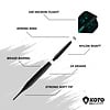 KOTO 2 KOTO Black Brass Soft Tip Darts + 90 Pieces Accessories Darts