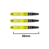 Red Dragon Red Dragon Nitrotech Yellow Darts Shafts