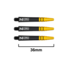 Red Dragon Red Dragon Nitrotech Black/Gold Darts Shafts