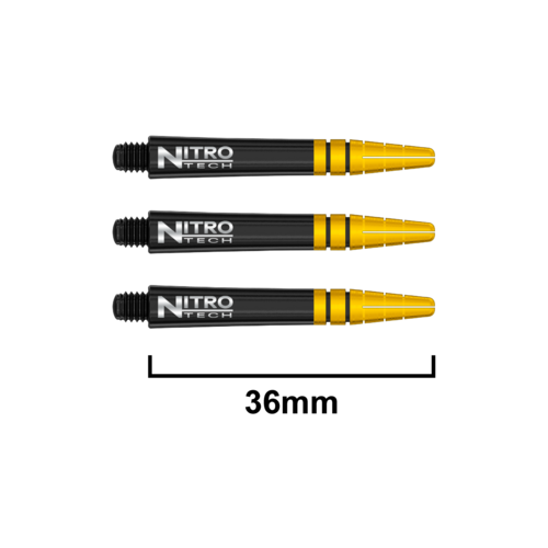 Red Dragon Red Dragon Nitrotech Black/Gold Darts Shafts