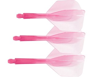 Condor Neon Axe Flight System - Standard Pink Darts Flights