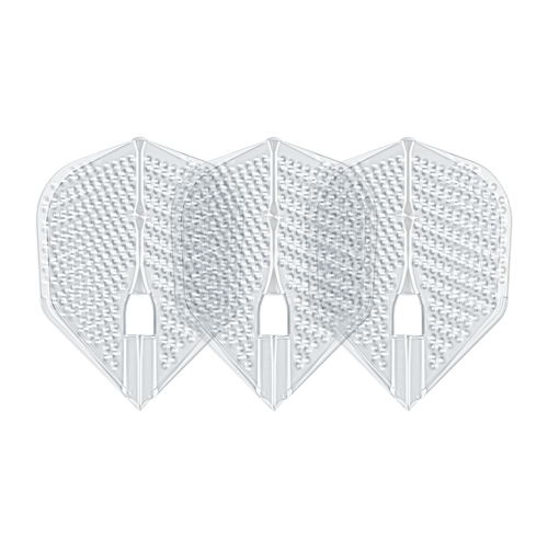 L-Style L-Style Champagne L3 Shape Dimple Clear Darts Flights