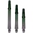 L-Style L-Shafts Gradient N9 Locked Straight Black & Green Darts Shafts