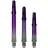 L-Style L-Shafts Gradient N9 Locked Straight Black & Purple Darts Shafts