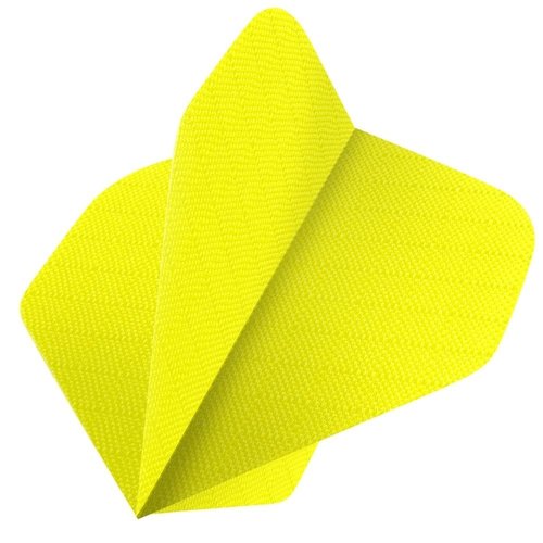 Designa Fabric Rip Stop Nylon Fluro Yellow Darts Flights