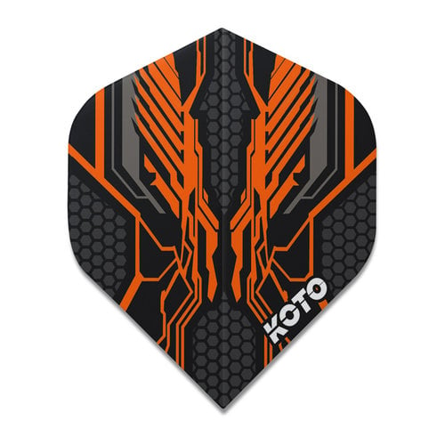 KOTO KOTO ZIZ-Wing NO2 Orange Darts Flights