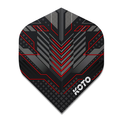 KOTO KOTO ZIZ-Matrix NO2 Red Darts Flights