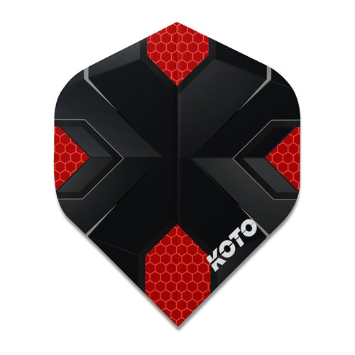 KOTO KOTO ZIZ-X NO2 Red Darts Flights