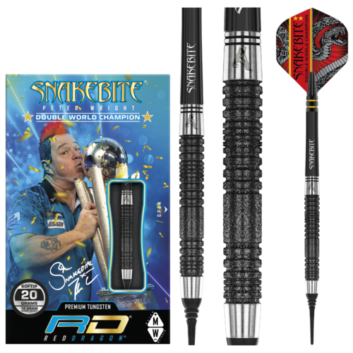 Red Dragon Red Dragon Peter Wright Double World Champion SE 85% Soft Tip Darts