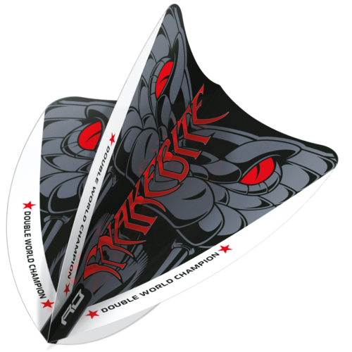 Red Dragon Red Dragon Peter Wright Snakebite Double World Champion Freestyle Red Eyes Darts Flights