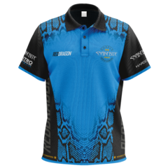 Red Dragon Peter Wright Snakebite Double World Champion Tour Polo