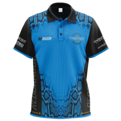 Red Dragon Peter Wright Snakebite Double World Champion Tour Polo