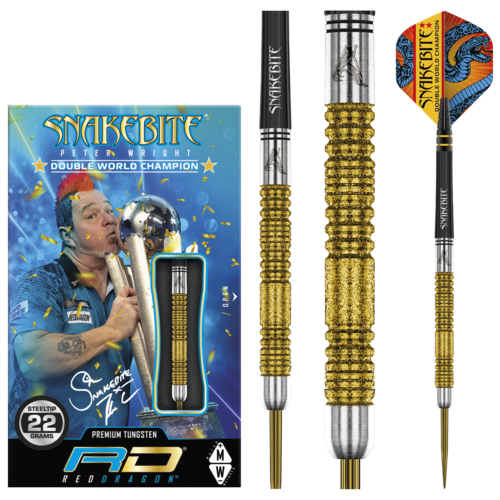 Red Dragon Red Dragon Peter Wright Double World Champion SE Gold 85% Darts