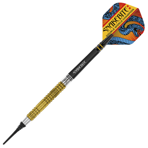 Red Dragon Red Dragon Peter Wright Double World Champion SE Gold 85% Soft Tip Darts