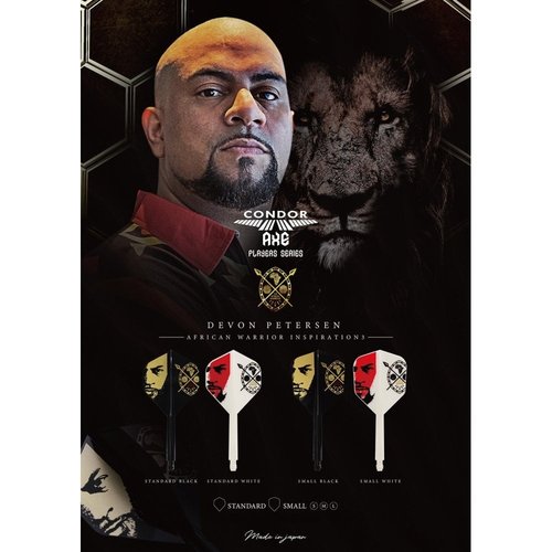 Condor Condor Axe - Devon Petersen African Warrior - Inspiration 3 White Darts Flights