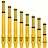 Cuesoul - Tero System AK7 - Yellow Darts Shafts