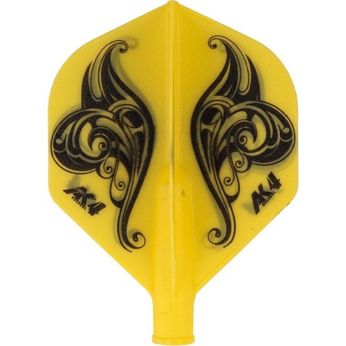 CUESOUL Cuesoul - Tero System AK4 Flower - Yellow Standard Darts Flights