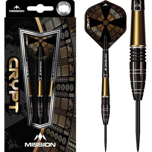 Mission Mission Crypt Black & Gold PVD M1 90% Darts