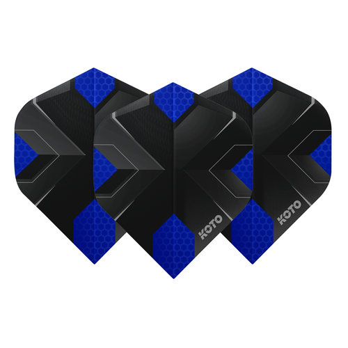 KOTO KOTO ZIZ-X NO2 Dark Blue Darts Flights