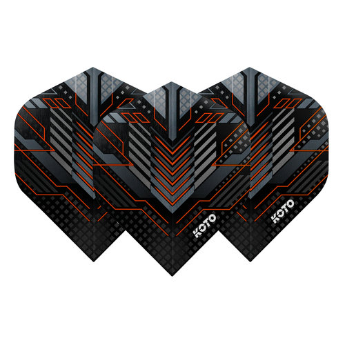 KOTO KOTO ZIZ-Matrix NO2 Orange Darts Flights