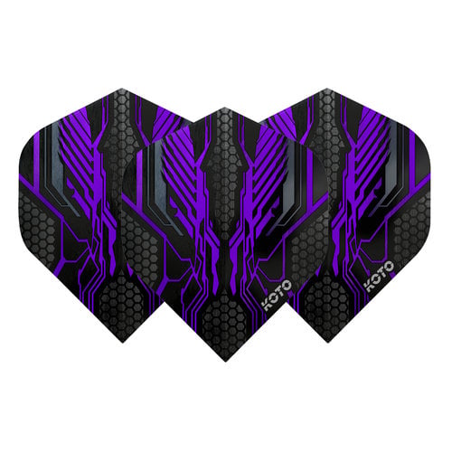 KOTO KOTO ZIZ-Wing NO2 Purple Darts Flights