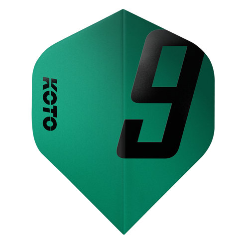 KOTO KOTO 9 Edition Metallic NO2 Jade Darts Flights