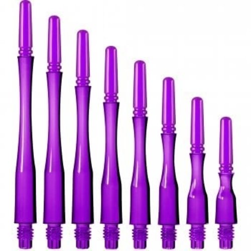 Cosmo Darts Cosmo Darts Fit Shafts Gear Hybrid - Clear Purple - Spinning Darts Shafts