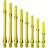 Cosmo Darts Fit Shafts Gear Slim - Clear Yellow - Locked Darts Shafts