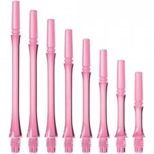 Cosmo Darts Cosmo Darts Fit Shafts Gear Slim - Clear Pink - Locked Darts Shafts