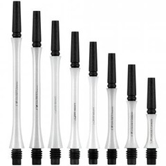 Cosmo Darts Fit Shafts Carbon Slim - Pearl White - Locked - 4 Pack