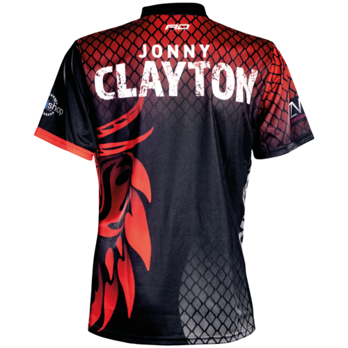 Red Dragon Red Dragon Jonny Clayton Dragon Tour Polo Dart Shirt