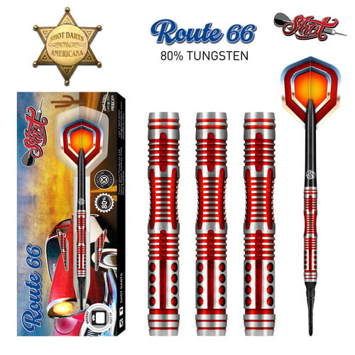 Shot Shot Americana Route 66 80% Soft Tip Darts