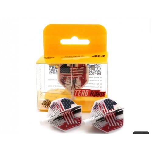 CUESOUL Cuesoul - Tero System AK4 - American Flag Standard Darts Flights