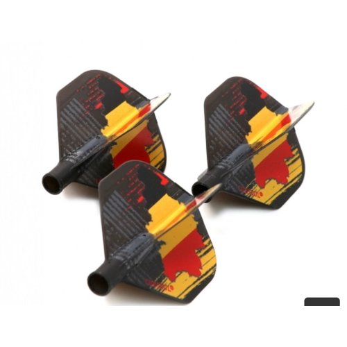 CUESOUL Cuesoul - Tero System AK4 - Belgium Flag Standard Darts Flights