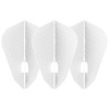 L-Style L-Style Champagne L9D Dimple Fantail White Darts Flights