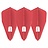L-Style Champagne L8 Flight Bullet Red Darts Flights