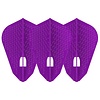 L-Style L-Style Champagne L9D Dimple Fantail Deep Purple Darts Flights