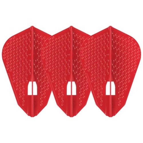 L-Style L-Style Champagne L9D Dimple Fantail Red Darts Flights