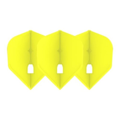 L-Style L-Style Champagne L3 Shape Solid Yellow Darts Flights