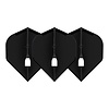 L-Style L-Style Champagne L1 Standard Solid Black Darts Flights