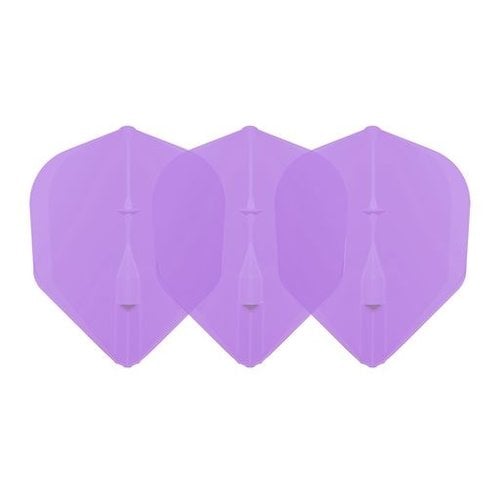 L-Style L-Style Champagne EZ L3 Shape Clear Purple Darts Flights