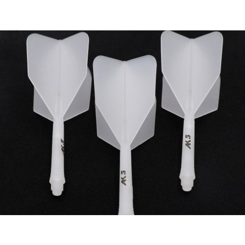 CUESOUL Cuesoul - Tero System AK5 Rost Big Wing - Clear White Darts Flights