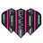 Winmau Prism Alpha Black MVG Pink Darts Flights