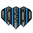 Winmau Prism Alpha Black MVG Aqua Darts Flights