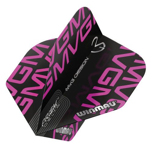 Winmau Winmau Prism Delta MVG Design Black/Pink Darts Flights