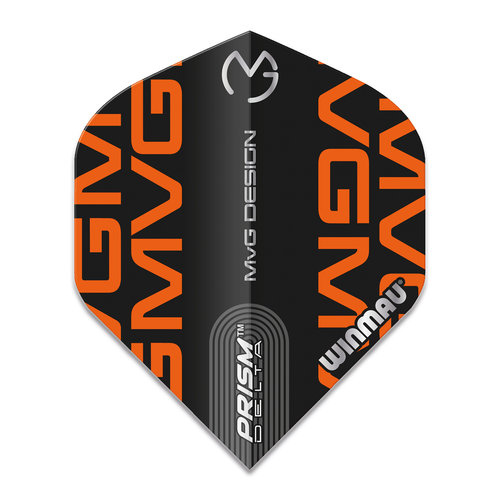 Winmau Winmau Prism Delta MVG Design Black/Orange Darts Flights