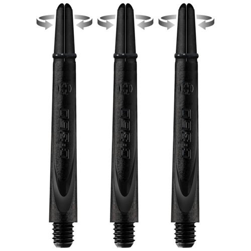 Harrows Harrows Carbon 360 Black Darts Shafts