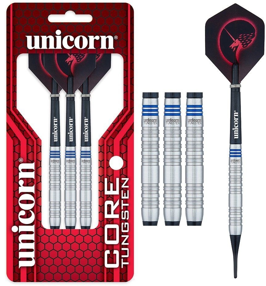 Unicorn Core Shape 1 70% Soft Tip Darts - Dartshopper.com