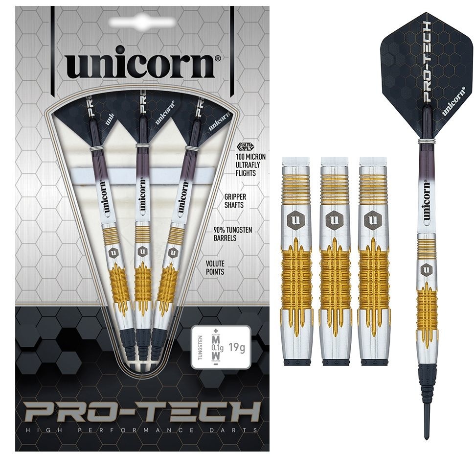 fusionere tilstødende Normal Unicorn Pro-Tech 1 70% Soft Tip Darts - Dartshopper.com